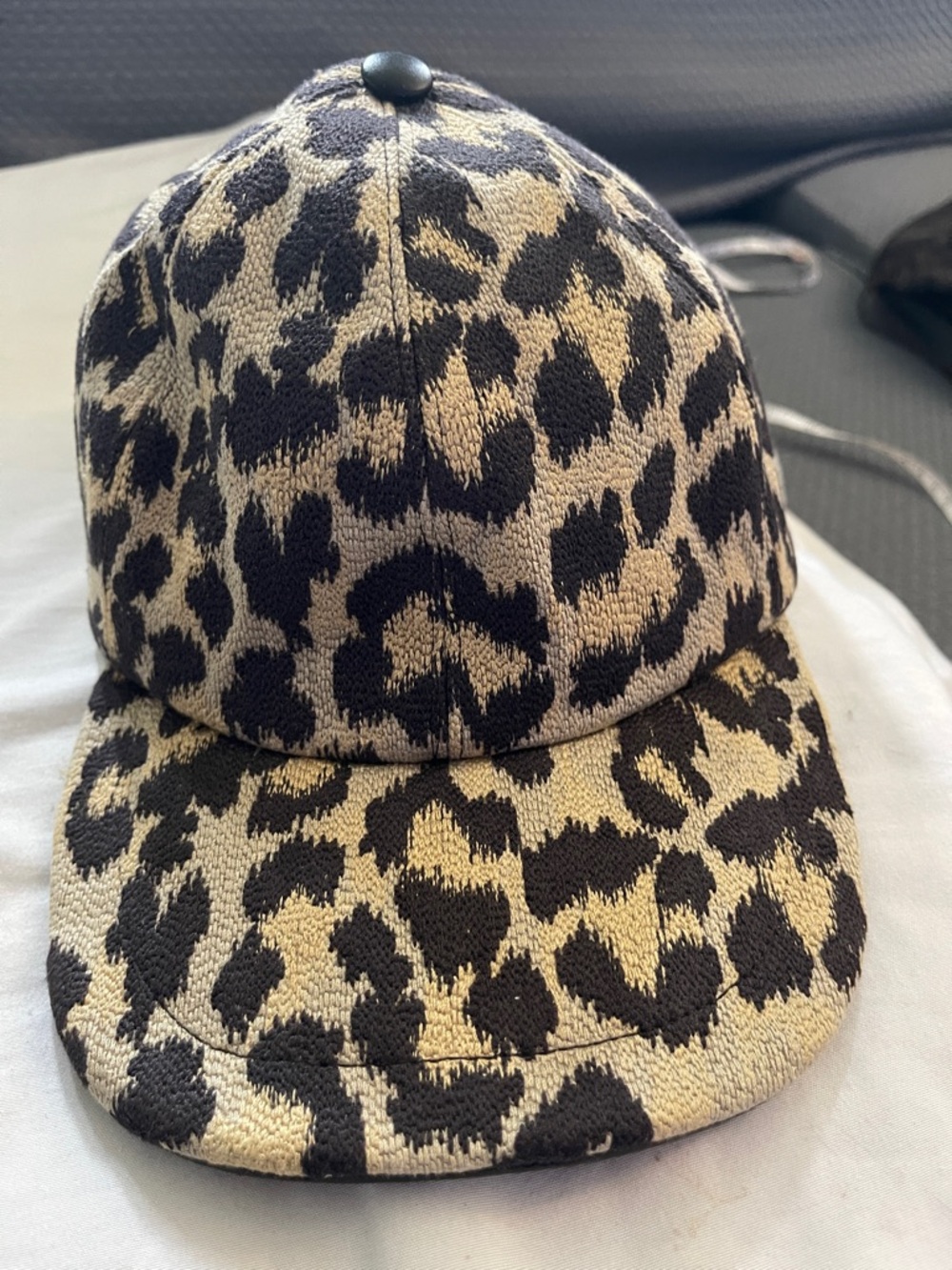 Dior Leopard-Print Baseball Cap - Black & Tan